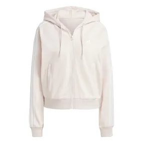 Felpa felpa con cappuccio da donna adidas Essentials 3-Stripes